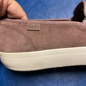 Keds suede slip ons